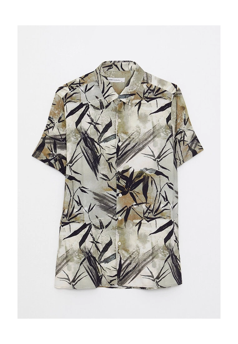 LC WAIKIKI Slim Fit Patterned Poplin Shirt 7 LC WAIKIKI Slim Fit Patterned Poplin Shirt - Image 5