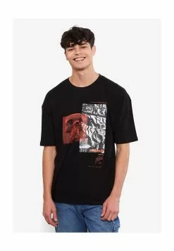 LC WAIKIKI Crew Neck Short Sleeve Printed Combed Cotton Men's T-Shirt