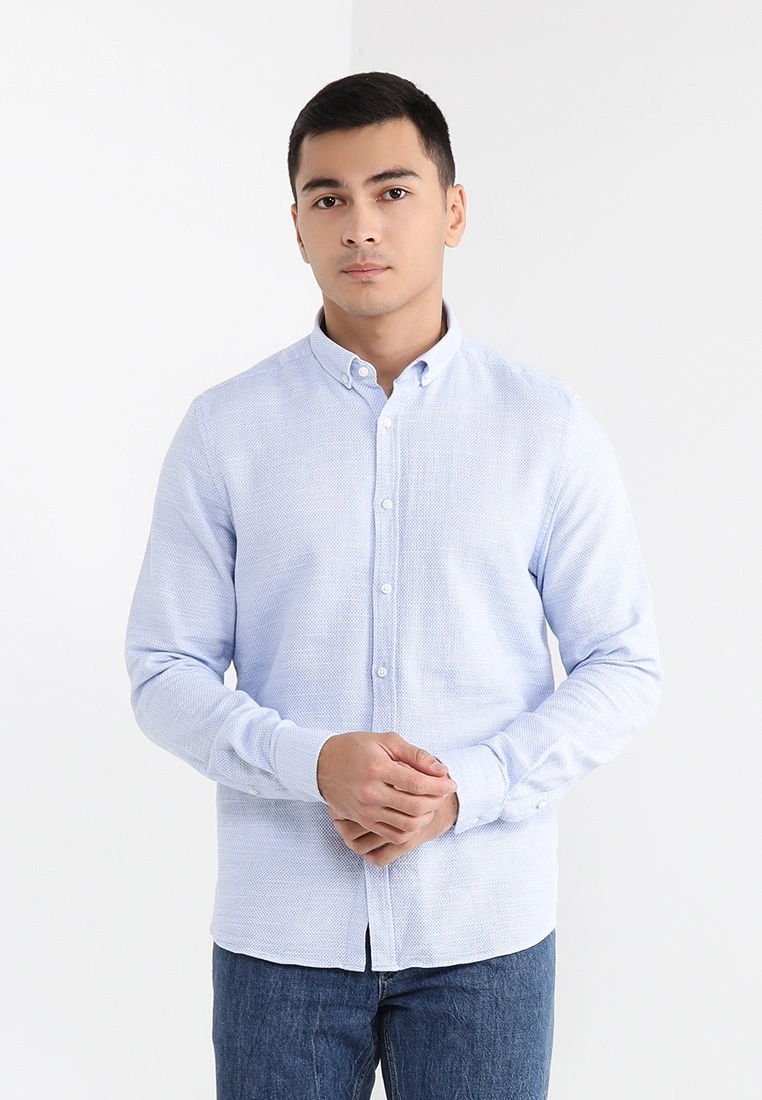 LC WAIKIKI Slim Fit Long Sleeve Twill Poplin Shirt 3 LC WAIKIKI Slim Fit Long Sleeve Twill Poplin Shirt