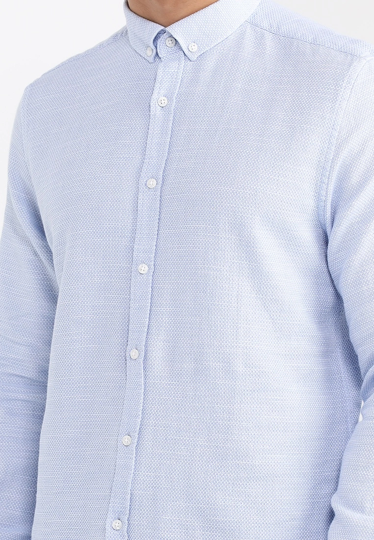 LC WAIKIKI Slim Fit Long Sleeve Twill Poplin Shirt 5 LC WAIKIKI Slim Fit Long Sleeve Twill Poplin Shirt - Image 3