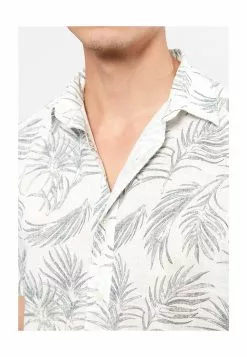 LC WAIKIKI Regular Fit Short Sleeve Patterned Poplin Men's Shirt -LC WAIKIKI popular shop lc waikiki 0087 5137626 3