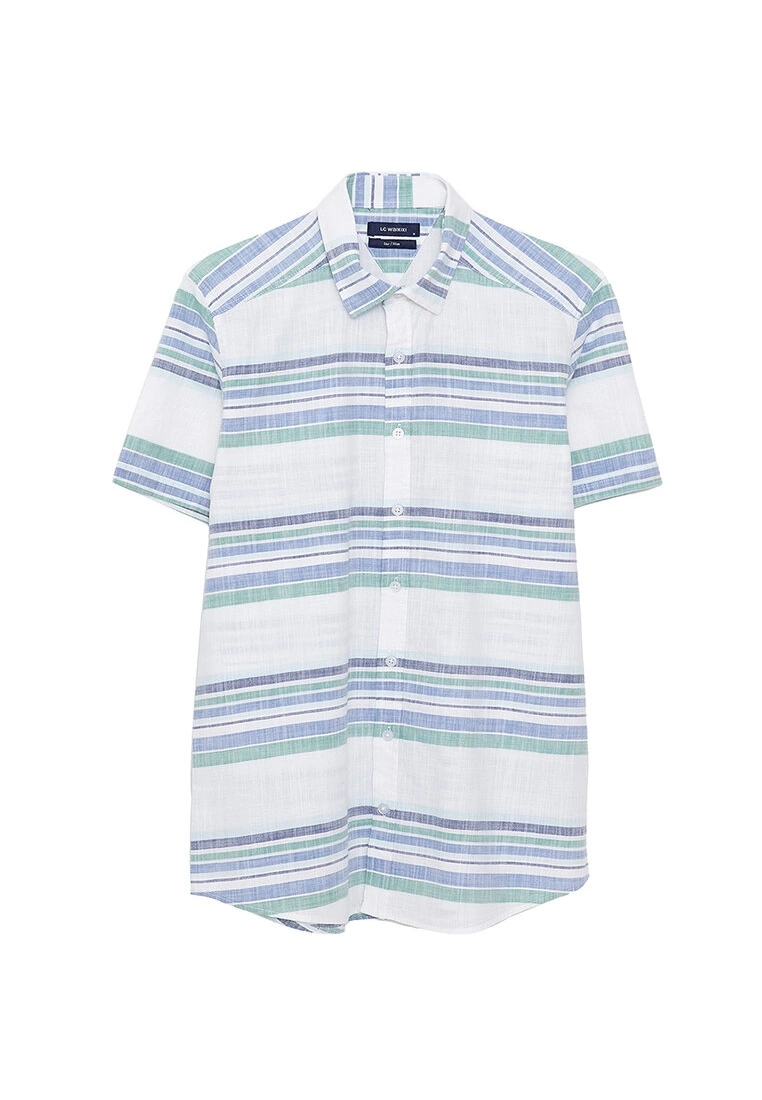 LC WAIKIKI Slim Fit Striped Poplin Shirt 7 LC WAIKIKI Slim Fit Striped Poplin Shirt - Image 5