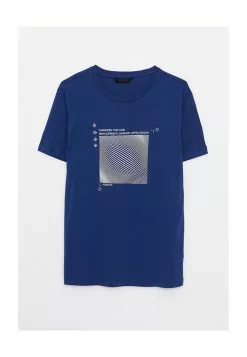 LC WAIKIKI Printed Combed Cotton Men's T-Shirt -LC WAIKIKI popular shop lc waikiki 0103 5727626 5