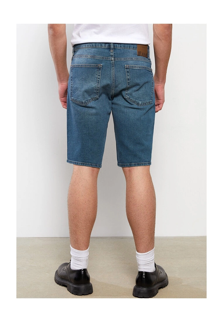 LC WAIKIKI Standard Fit Men's Denim Shorts 4 LC WAIKIKI Standard Fit Men's Denim Shorts - Image 2