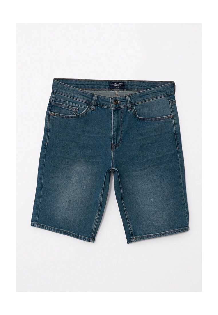 LC WAIKIKI Standard Fit Men's Denim Shorts 7 LC WAIKIKI Standard Fit Men's Denim Shorts - Image 5