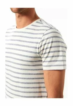 LC WAIKIKI Crew Neck Short Sleeve Striped Combed Cotton Men's T-Shirt -LC WAIKIKI popular shop lc waikiki 0121 0577626 3