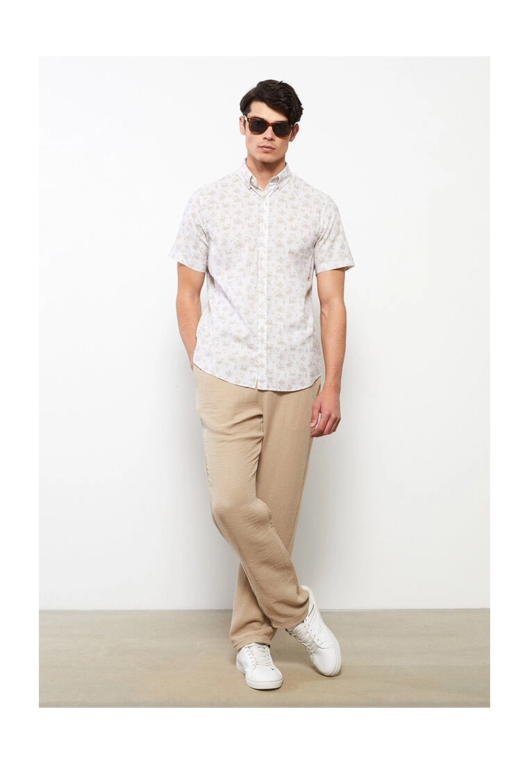 LC WAIKIKI Regular Fit Patterned Poplin Shirt 6 LC WAIKIKI Regular Fit Patterned Poplin Shirt - Image 4