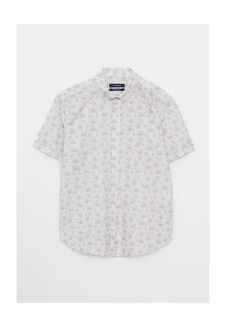 LC WAIKIKI Regular Fit Patterned Poplin Shirt 7 LC WAIKIKI Regular Fit Patterned Poplin Shirt - Image 5