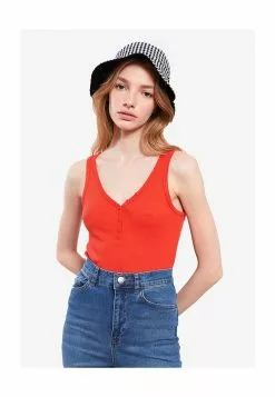 LC WAIKIKI Casual V-Neck Straight Women Tank Top