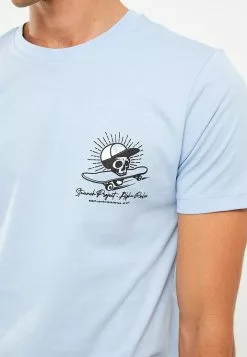 LC WAIKIKI Crew Neck Short Sleeve Printed Combed Cotton Men's T-Shirt -LC WAIKIKI popular shop lc waikiki 0169 6462236 5