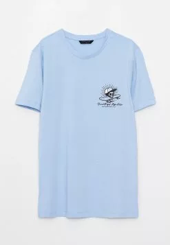 LC WAIKIKI Crew Neck Short Sleeve Printed Combed Cotton Men's T-Shirt -LC WAIKIKI popular shop lc waikiki 0170 6462236 7