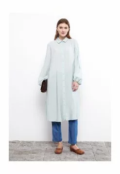 LC WAIKIKI Shirt Collar Straight Tunic -LC WAIKIKI popular shop lc waikiki 0187 4965716 4