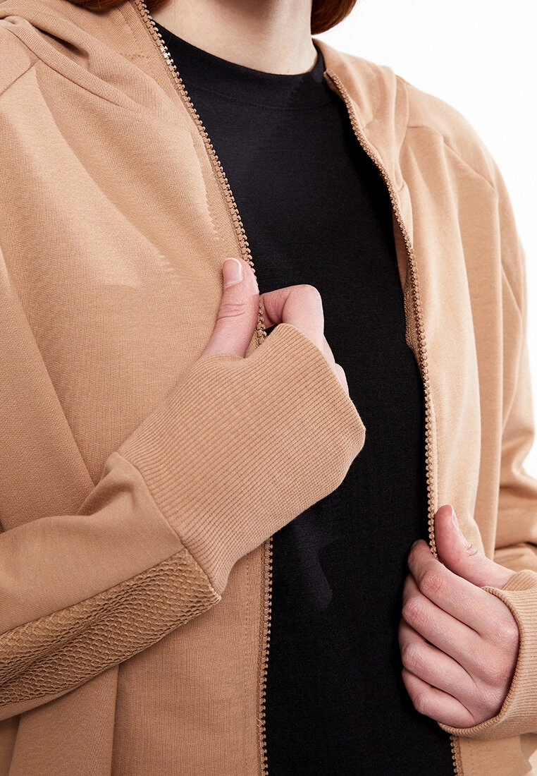 LC WAIKIKI Hooded Straight Long Sleeve Women's Sports Cardigan 6 LC WAIKIKI Hooded Straight Long Sleeve Women's Sports Cardigan - Image 4