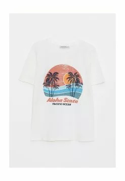 LC WAIKIKI Crew Neck Printed Short Sleeve Cotton Women's T-Shirt -LC WAIKIKI popular shop lc waikiki 0200 3525916 5