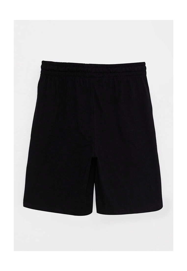 LC WAIKIKI Elastic Waist Text Printed Women's Shorts 4 LC WAIKIKI Elastic Waist Text Printed Women's Shorts - Image 2