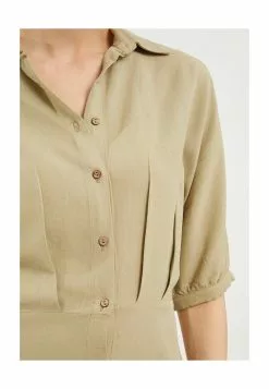 LC WAIKIKI Straight Linen Shirt Dress -LC WAIKIKI popular shop lc waikiki 0273 3053226 3