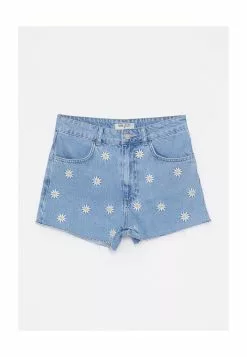 LC WAIKIKI High Waist Fit Rodeo Denim Shorts -LC WAIKIKI popular shop lc waikiki 0289 5973226 5