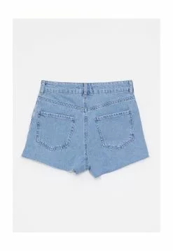 LC WAIKIKI High Waist Fit Rodeo Denim Shorts -LC WAIKIKI popular shop lc waikiki 0289 5973226 6