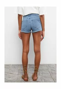 LC WAIKIKI High Waist Slim Fit Denim Shorts -LC WAIKIKI popular shop lc waikiki 0307 3605916 2