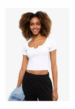 LC WAIKIKI Women Straight Cotton T-Shirt