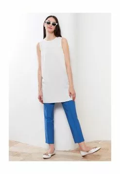 LC WAIKIKI Straight Sleeveless Viscose Tunic -LC WAIKIKI popular shop lc waikiki 0323 9017916 4