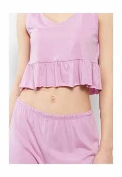 LC WAIKIKI V-Neck Sleeveless Pajamas Set -LC WAIKIKI popular shop lc waikiki 0329 5517916 3