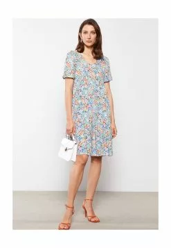 LC WAIKIKI V-Neck Floral Viscose Dress -LC WAIKIKI popular shop lc waikiki 0338 7070126 4