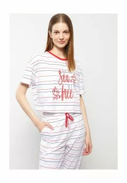 LC WAIKIKI Short Sleeve Cotton Women Pajamas Set -LC WAIKIKI popular shop lc waikiki 0340 6517916 4