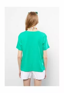 LC WAIKIKI Short Sleeves Cotton Women T-Shirt -LC WAIKIKI popular shop lc waikiki 0353 3427916 2