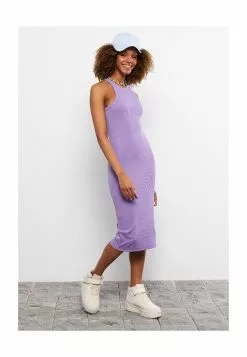 LC WAIKIKI Crew Neck Plain Women Dress -LC WAIKIKI popular shop lc waikiki 0362 8373226 4