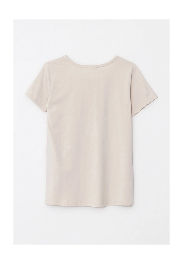 LC WAIKIKI Crew Neck Printed Cotton Women T-Shirt 8 LC WAIKIKI Crew Neck Printed Cotton Women T-Shirt - Image 6