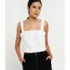 LC WAIKIKI Square Collar Poplin Crop Top -LC WAIKIKI popular shop lc waikiki 0391 0217916 1