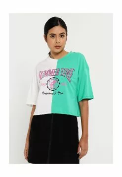 LC WAIKIKI Color Block Short Sleeves Cotton T-Shirt