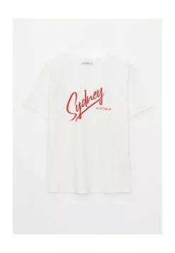 LC WAIKIKI Crew Neck Letter Printed Short Sleeve Cotton Women's T-Shirt -LC WAIKIKI popular shop lc waikiki 0404 4937916 5