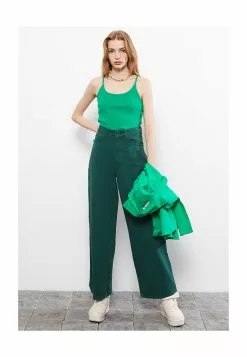 LC WAIKIKI U Neck Plain Cotton Women Singlet -LC WAIKIKI popular shop lc waikiki 0436 4153226 5