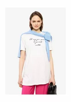 LC WAIKIKI Crew Neck Printed Cotton Tunic