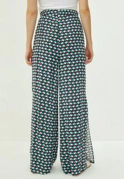 LC WAIKIKI Elastic Waist Patterned Viscose Women Trousers -LC WAIKIKI popular shop lc waikiki 0463 7034206 2