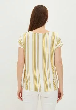 LC WAIKIKI Crew Neck Striped Short Sleeve Viscose Women's Blouse 10 LC WAIKIKI Crew Neck Striped Short Sleeve Viscose Women's Blouse -LC WAIKIKI popular shop lc waikiki 0472 2903236 3