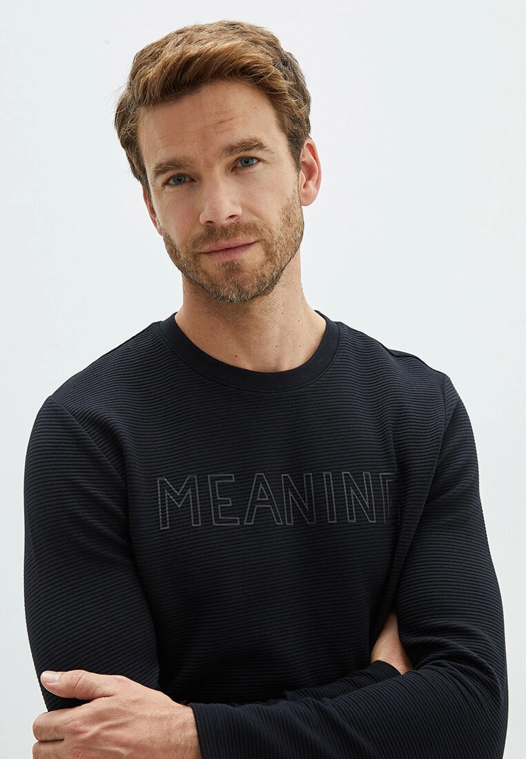 LC WAIKIKI Crew Neck Long Sleeve Printed Men's T-Shirt 4 LC WAIKIKI Crew Neck Long Sleeve Printed Men's T-Shirt - Image 2