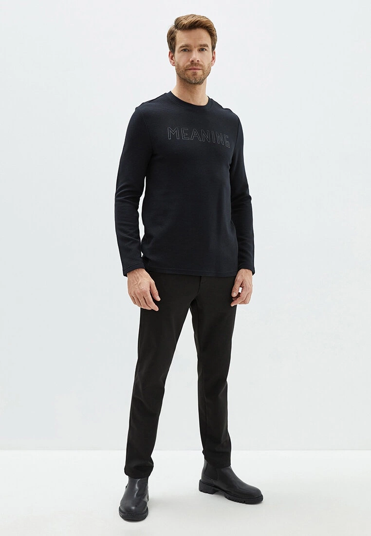 LC WAIKIKI Crew Neck Long Sleeve Printed Men's T-Shirt 5 LC WAIKIKI Crew Neck Long Sleeve Printed Men's T-Shirt - Image 3