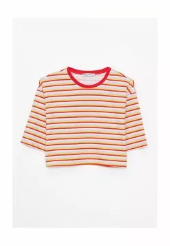 LC WAIKIKI Crew Neck Striped Cotton Women T-Shirt 12 LC WAIKIKI Crew Neck Striped Cotton Women T-Shirt -LC WAIKIKI popular shop lc waikiki 0484 2204226 5
