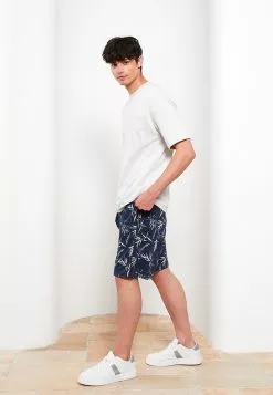 LC WAIKIKI Slim Fit Patterned Men's Shorts -LC WAIKIKI popular shop lc waikiki 0490 5013236 2