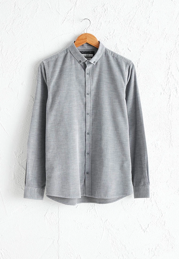 LC WAIKIKI Slim Fit Long Sleeve Velvet Shirt 3 LC WAIKIKI Slim Fit Long Sleeve Velvet Shirt