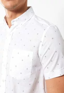 LC WAIKIKI Regular Fit Short Sleeve Patterned Poplin Men's Shirt -LC WAIKIKI popular shop lc waikiki 0498 7013236 4