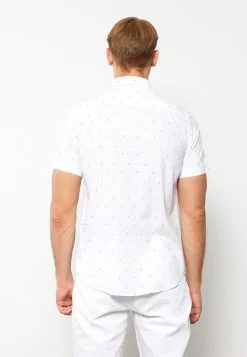 LC WAIKIKI Regular Fit Short Sleeve Patterned Poplin Men's Shirt -LC WAIKIKI popular shop lc waikiki 0498 7013236 5