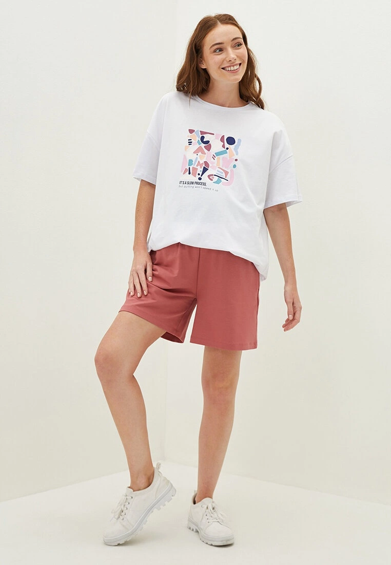 LC WAIKIKI Elastic Waist Straight Pocket Detailed Maternity Shorts 7 LC WAIKIKI Elastic Waist Straight Pocket Detailed Maternity Shorts - Image 5