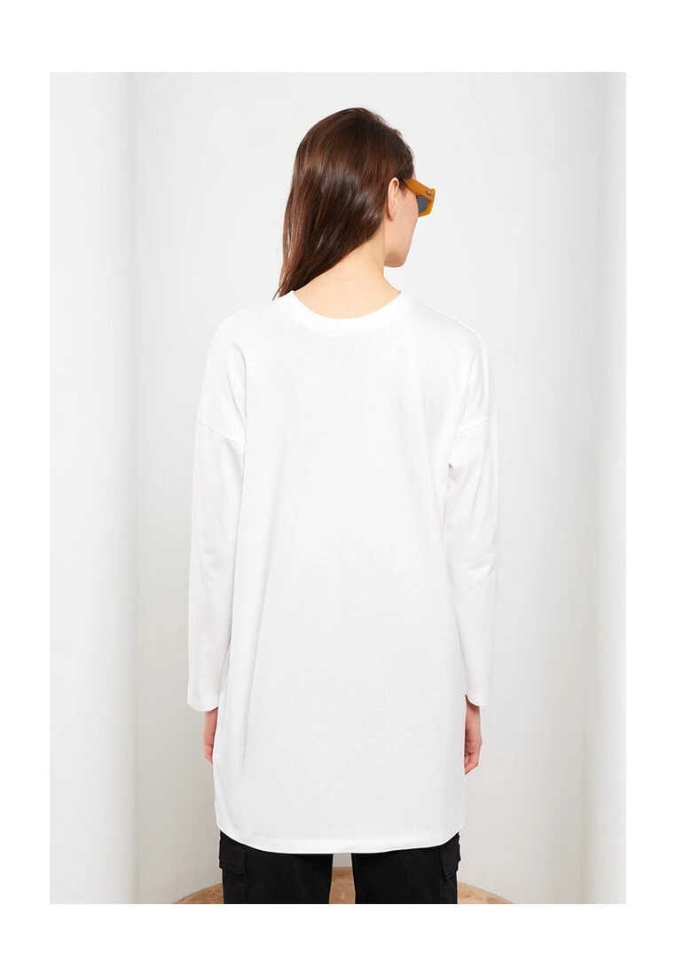 LC WAIKIKI Long Sleeve Cotton Tee 4 LC WAIKIKI Long Sleeve Cotton Tee - Image 2