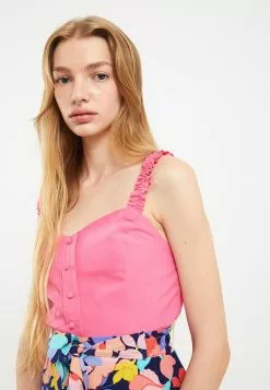 LC WAIKIKI Heart Collar Straight Strap Women's Blouse -LC WAIKIKI popular shop lc waikiki 0541 3606726 2