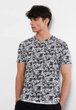 LC WAIKIKI Crew Neck Short Sleeve Minions Printed Combed Cotton Men's T-Shirt -LC WAIKIKI popular shop lc waikiki 0555 5913236 3