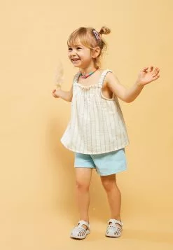 LC WAIKIKI Square Collar Suspended Baby Girl Blouse And Shorts 2-Pack Set -LC WAIKIKI popular shop lc waikiki 0562 6716526 3